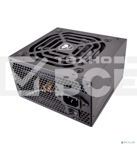 Блок питания Cougar CGR BS-500R, 500Вт BULK, 80 Plus Bronze, 120мм, черный