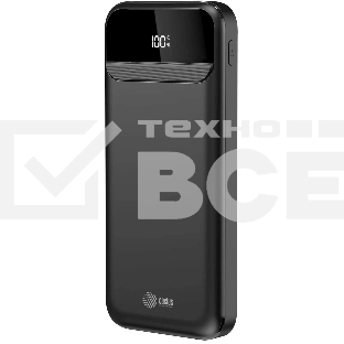 Мобильный аккумулятор Cactus CS-PBFSCA-10000 10000mAh 4.5A 2xUSB-A/USB-C черный
