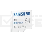 Флеш карта microSDXC 64Gb Samsung PRO Endurance (для видеорегистратора) Class 10, UHS-I, W 30 МБ/с, R 100 МБ/с, <MB-MJ64KA/APC> адаптер на SD, фото3