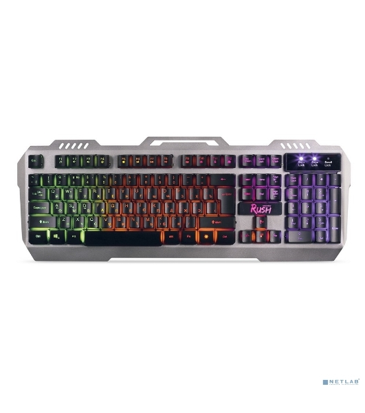 Клавиатура проводная игровая мультимедийная Smartbuy RUSH 354 USB черный SBK-354GU-K