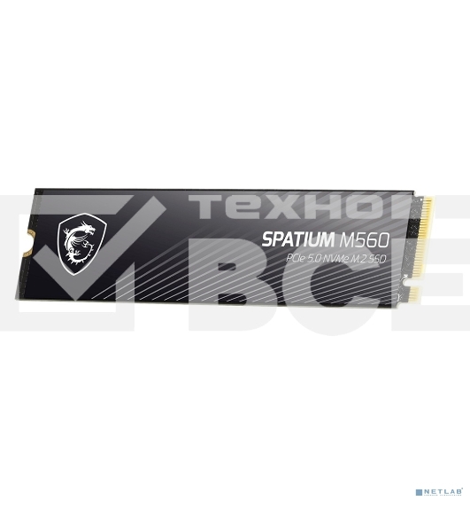 Накопитель SSD PCIE 5.0 NVME M.2 1Tb SPATIUM M560 1Tb MSI