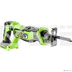 Пила сабельная аккумуляторная GreenWorks GPT-BLRS-1, 24V, без АКБ и ЗУ (1200607), фото10