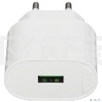 Сетевое зарядное устройство HOCO C109A/ Сетевое ЗУ/ QC 3.0/ 1 USB/ Выход: 18W/ White, фото 1