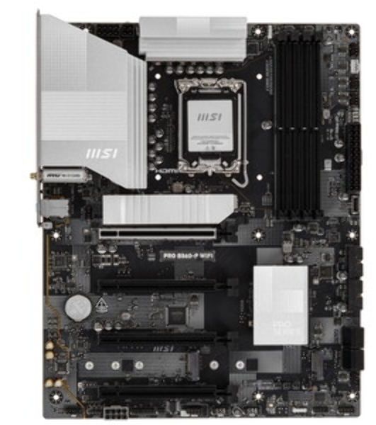 Материнская плата MSI PRO B860-P, LGA 1851, Intel B860, 4xDDR5, 4xSATA, 3xM.2, 1xPCIe 5.0 x16, 1xPCIe 4.0 x4, 2xPCIe 4.0 x1, 1xHDMI, 1xDP, 1xUSB-C, 1x 5Gb LAN, 2xUSB-A 3.2 Gen 2, 2xUSB-A 3.2 Gen 1, 4xUSB-A 2.0, 3x3.5 мм, 7.1, ATX