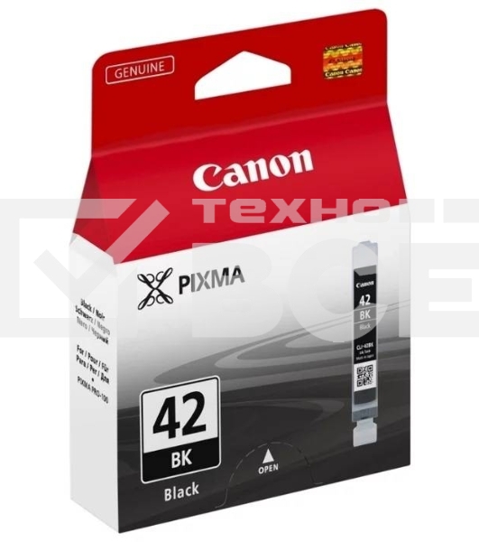 Картридж струйный CLI-42 BK (6384B001) для Canon PIXMA PRO-100, Чёрный, 900стр.