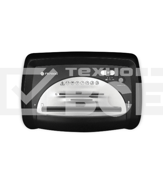 Шредер ГЕЛЕОС УМ30-2 (DIN P-2) фрагмент 5,8мм, 22 листа (70гр./м²), 30 литров, Уничт.скобы,скрепки,пл.карты,CD