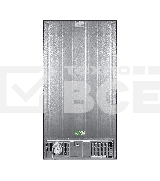 Холодильник Maunfeld MFF177NFSB черный глянц. инвертер двухкамерный Side by Side 263/170л морозилка сбоку