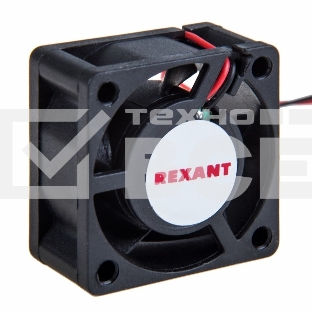 Вентилятор для корпуса Rexant RХ 4020MS 12VDC черный, 40 мм, 6900 об/мин, 28 дБ, 2 pin