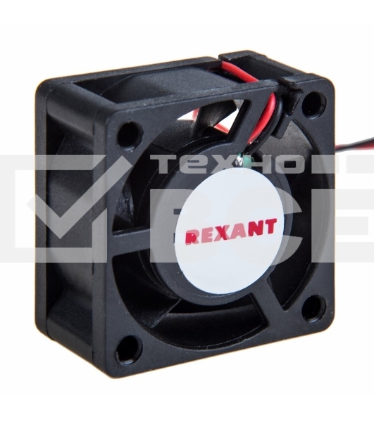 Вентилятор для корпуса Rexant RХ 4020MS 12VDC черный, 40 мм, 6900 об/мин, 28 дБ, 2 pin