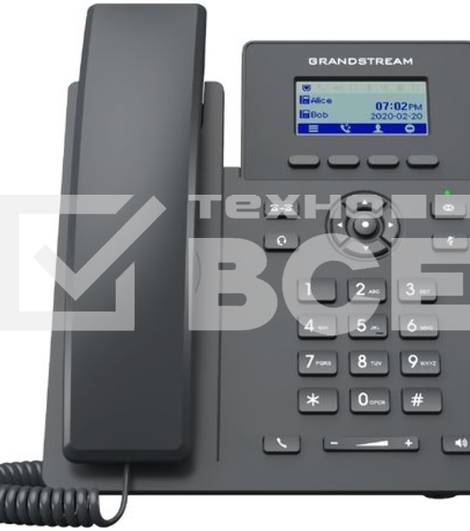 Телефон IP Grandstream GRP2601 черный