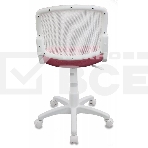 Кресло детское Бюрократ CH-W296NX/26-31 TW-15 белый, спинка сетка, сиденье розовый 26-31, фото16