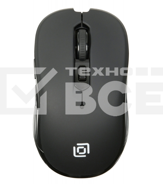 Мышь беспроводная Oklick 610MWC черный, 1600 dpi, радиоканал, USB/USB-C, кнопки - 6