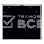 Встраиваемая электрическая панель Electrolux EHF16240XK, 60 см, 4 конфорки, черный цвет, рама из нержавеющей стали, фото 1