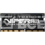Оперативная память Patriot Steel Series, DDR4, 16GB (1x16 GB), 3200 MHz, CL22, радиатор, чёрный, SO-DIMM, фото2