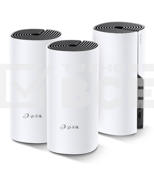 Бесшовный Mesh роутер TP-Link Deco M4 (DECO M4(3-PACK)) AC1200 10/100/1000BASE-TX (упак.:3шт)