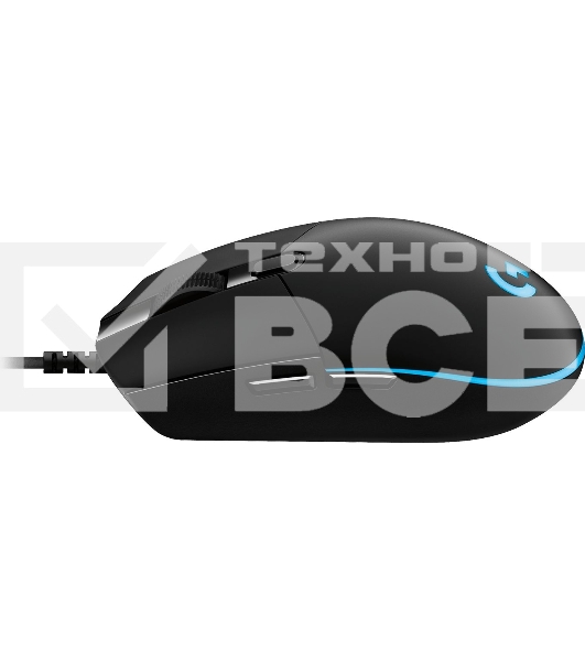 Мышь проводная Logitech G PRO HERO черный, 25600 dpi, USB, кнопки - 6