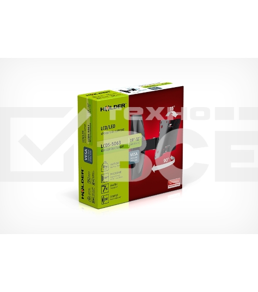Кронштейн для телевизора Holder LCDS-5063 черный 19
