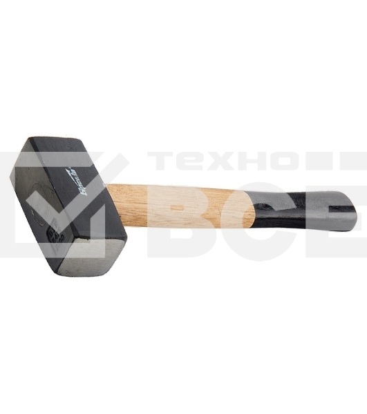 Кувалда Sparta 1000 г, кованая головка, деревянная двухцветная рукоятка