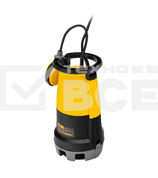 Дренажный насос для чистой и грязной воды DP-450S, 450 Вт, напор 6 м, 12000 л/ч Denzel