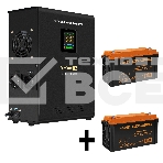 Комплект Источник бесперебойного питания EX296001RUS + батарея 120Aч EX285657RUS 2шт ExeGate FineSine SX-2000.LCD.AVR.2SH + батарея ExeGate HRL 12-120 (12В, 120Ач) 2шт, фото2