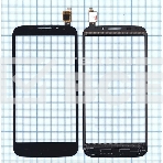 Сенсорное стекло (тачскрин) для Alcatel Pop S7 7045Y, черное, фото4