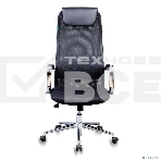 Кресло руководителя Бюрократ KB-9N/BLACK черный TW-01 TW-11 сетка крестовина хром, фото10