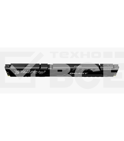 Оперативная память Kingston Fury Beast, DDR5, 16GB (1x16GB), 5600MHz, CL40, с радиаторами, черный