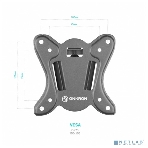 Кронштейн ONKRON Кронштейн ONKRON 17-27'' макс 100*100 мм, наклон -+ 8º, поворот: 45°, от стены 85 мм, макс вес 25кг, черный, фото19