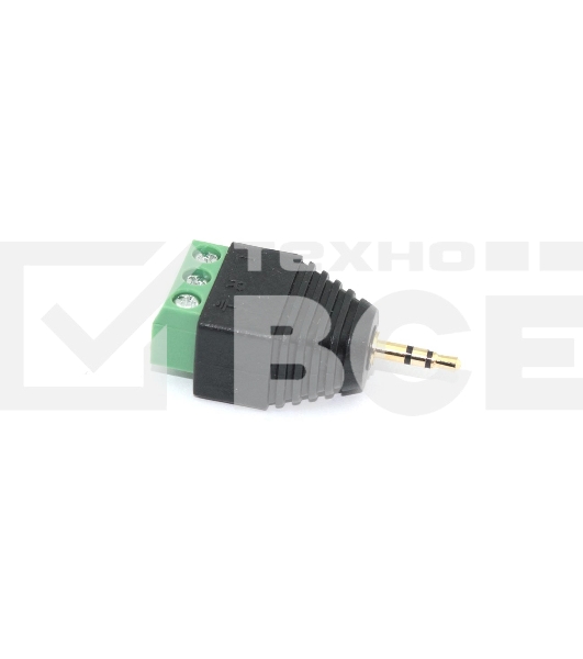 Сборный штекер microJack 2.5 мм 2 канала