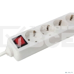 Удлинитель Гарнизон ELB-G5-W-7 5р 16А 7 м с выключателем и заземлением, белый, фото 1