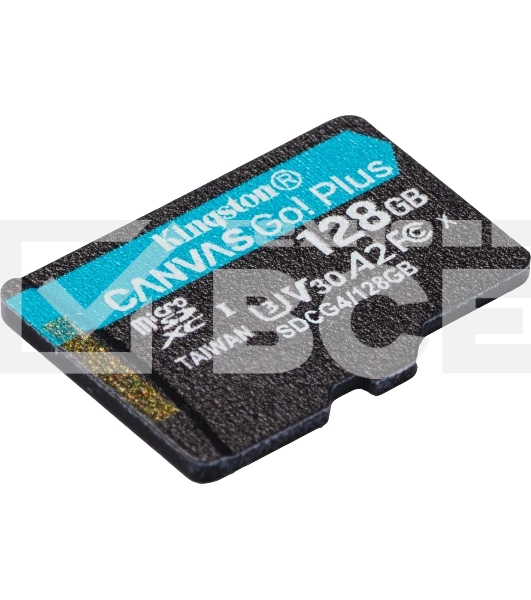 Флеш карта microSDXC 128Gb Kingston SDCG4/128GbSP Canvas Go! Plus w/o adapter