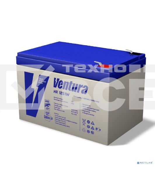 Аккумулятор Ventura HR1251W 12V 12Ah