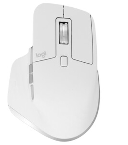 Мышь беспроводная Logitech MX Master 3s светло-серый, 8000 dpi, радиоканал, Bluetooth, USB, кнопки - 7