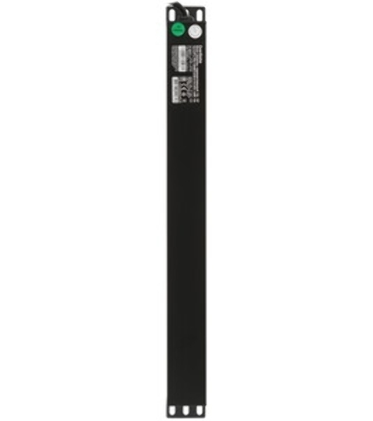Блок розеток горизонтальный ExeGate ServerPro PDU-19H906 Al-9S-C14-2.5, 19', 1U, Алюминий, 9 Schuko, кабель с вилкой C14 VDE-250V-10A-3*1.5мм2, 2.5 метра, черный