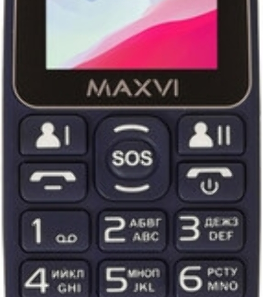 Мобильный телефон Maxvi B110ds синий