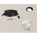 Комплект встраиваемого поворотного светильника Ambrella light XC7652084 SBK/FR черный песок/белый матовый MR16 GU5.3 (C7652, N7165), фото2