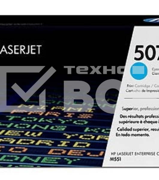 Картридж лазерный HP CE401A голубой для CLJ M551 6000стр.
