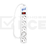 Сетевой фильтр Power Cube B 0,5 м 5 розеток (белый) 10А/2,2кВт, фото11
