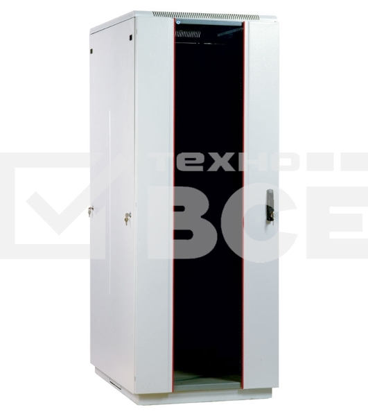 Шкаф коммутационный ЦМО ШТК-М-42.8.8-1ААА 42U 800x820мм пер.дв.стекл задн.дв.стал.лист 2 бок.пан. направл.под закл.гайки 500кг серый