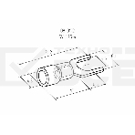 Наконечник вилочный изолированный 4.3 мм 0.5-1.5 мм² (НВи 1.5-4/НВи 1,25-4) красный Rexant, фото3