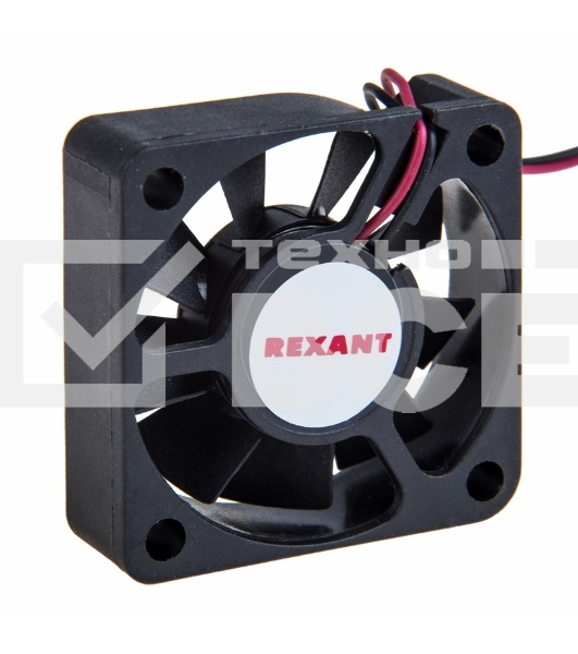 Вентилятор для корпуса Rexant RХ 4010MS 12VDC черный, 40 мм, 4800 об/мин, 20 дБ, 2 pin
