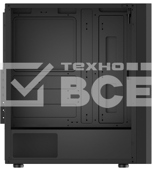 Корпус AeroCool / Formula V-LINE 2052 черный без БП ATX 2xUSB2.0 1xUSB3.0 audio bott PSU