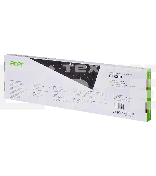 Клавиатура Acer OKR010 беспроводная, USB, Радиоканал, черный