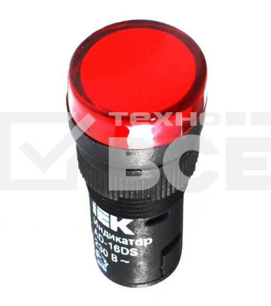 Арматура светосигнальная AD-16DS 230В красн. ИЭК BLS10-ADDS-230-K04-16
