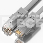 Патч-корд GCR прямой 11.0m UTP кат.5e, серый, позолоченные контакты, 24 AWG, литой, ethernet high speed 1 Гбит/с, RJ45, T568B, GCR-51514, фото5