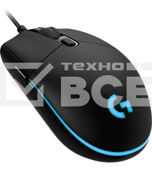 Мышь проводная Logitech G PRO HERO черный, 25600 dpi, USB, кнопки - 6