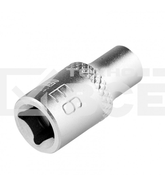 Головка торцевая 1/4, Е6, CrV Stels