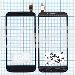 Сенсорное стекло (тачскрин) для Alcatel Pop S7 7045Y, черное, фото3