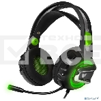 Гарнитура игровая Crown CMGH-3002 черный/зеленый, фото2