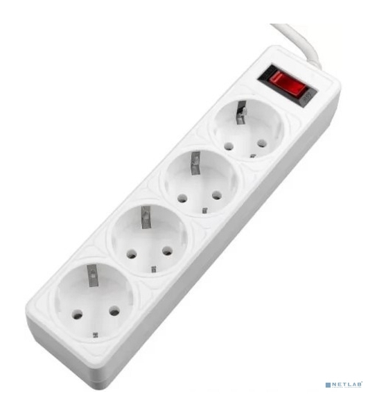 Сетевой фильтр 5bites GARDA SP4W-530 4S / 3*0.75MM2 / 3M / WHITE